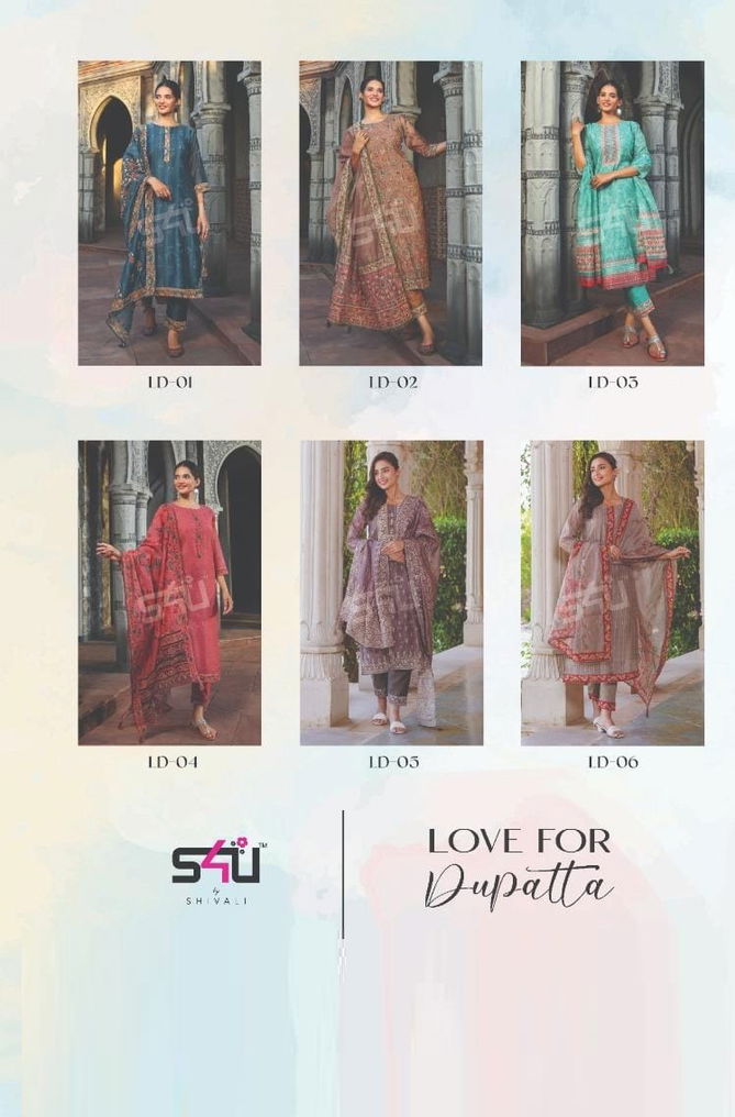 Love By S4U 10-01 To 1006 Readymade Salwar Suits Catalog
